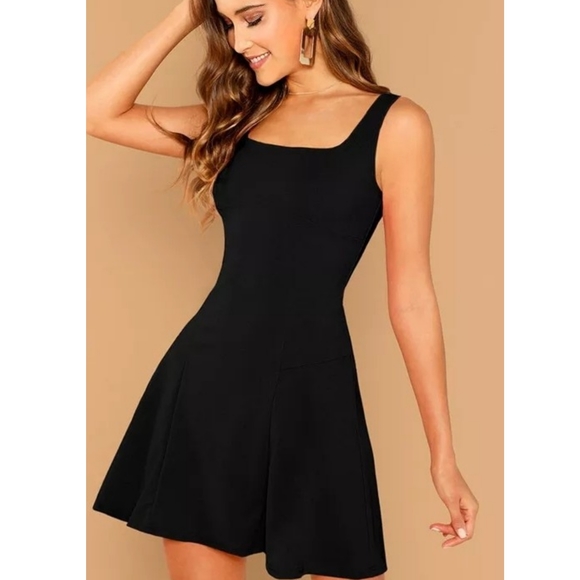 SHEIN Dresses & Skirts - 🆕Shein | Black Fit&Flare Dress
